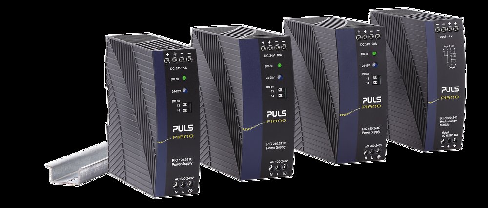 PULS PIANO DIN Rail Power Supplies offer simplicity without compromise